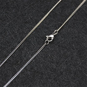 Minimal Side Chain Necklace 1.9mm — Stainless Steel