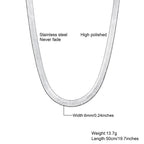 Gold Snake Chain Necklace — 38-60cm