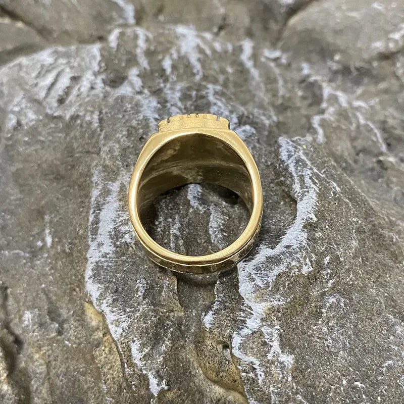 Thor's Hammer Nordic Viking Ring — Stainless Steel
