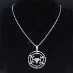 Sigil de Lucifer Furfur Necklace — Stainless