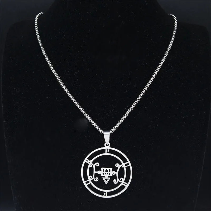 Sigil de Lucifer Furfur Necklace — Stainless