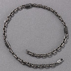 Vintage 7MM 55CM Chain Necklace Choker for Men Solid Stainless Steel Men's Chain Necklaces Best Friends Birthday