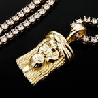 S925 Sterling Silver Jesus Piece Pendants Necklaces for Women Men Unisex Fashion Jewelry Drop Shipping