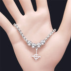 Band Beaded Bracelet — Stainless Steel