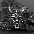 Retro Prajna Punk Gothic Evil Demon Skull Mask Pendant Necklace Cool Guy Hip Hop Rock Party Sweater Chain Jewelry Wholesale