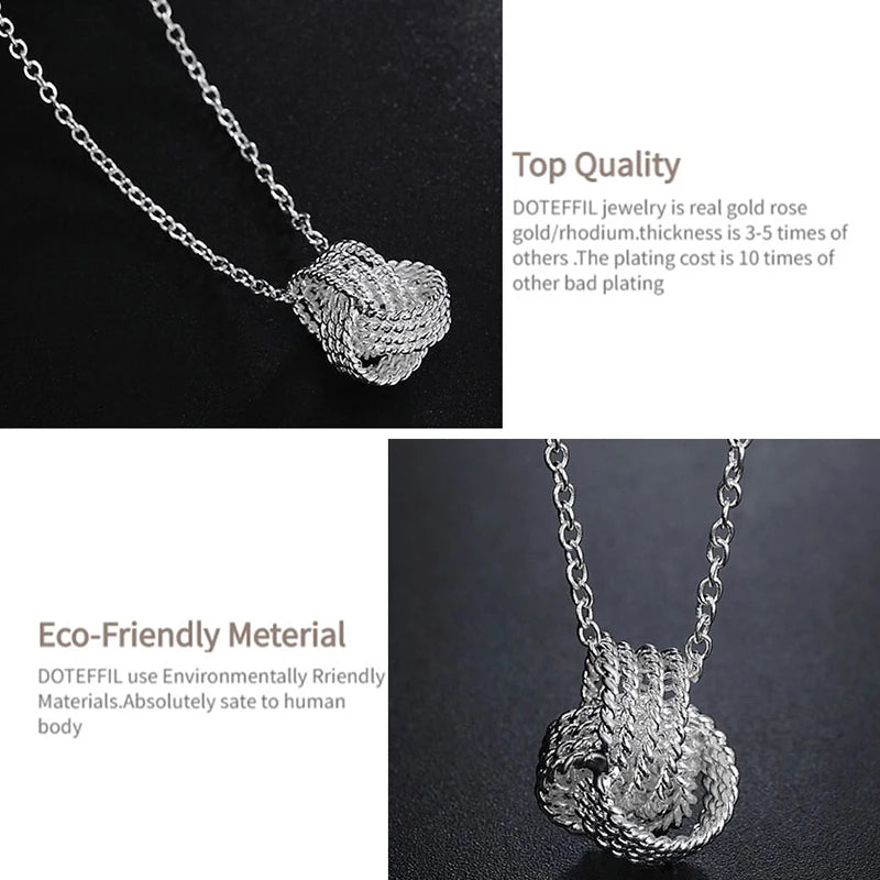 925 Silver Pendant Necklace