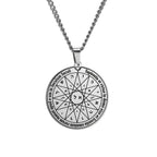 Key of Solomon Pentacle Pendant — Stainless Steel