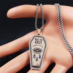 Silver Chain Dark Punk Dig Out Coffin Eyes Tears