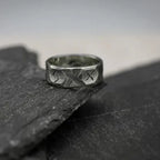 Odin Norse Rune Couple Ring — Stainless Steel