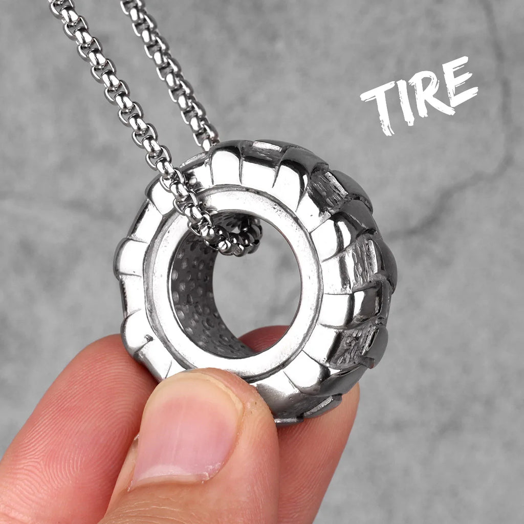 Fitness Gym Bodybuilding Boxing Gloves Stainless Steel Men Necklaces Pendants Chain for Boyfriend Male Jewelry Gift