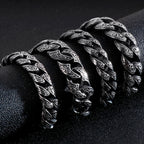 Vintage Heavy Stainless Steel Bracelet For Man Men's Link Chain Bracelets Metal Bangles Armband Hand Jewelry Gifts For