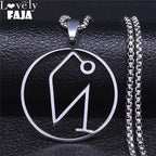Angel Raphael Pendant Necklace — Stainless Steel