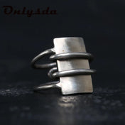 Viking Hammer Classic Simple Ring — Stainless Steel