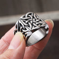 Heavy Metals Celtics Knot Rings for Men Boys Punk Vintage Stainless Steel Amulet Rings Biker Fashion Jewelry Gifts