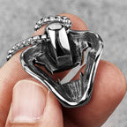 Samurai Stainless Steel Pendant Necklace