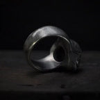 Stainless Steel Unique New Vintage Heart Ring Biker Punk Rock Gothic Punk Santa Muerte Jewelry Ring Party Wholesale