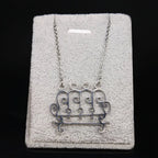 Paimon Sigil Silver Pendant Necklace — Stainless Steel