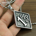Biker Stainless Steel Pendant Necklace