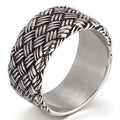 Vintage Wedding Rings For Man Women 316l Stainless Steel Male Ring Finger Jewelry Charm Party Birthday Gift Waterproof