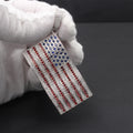American Flag Pendant — 925 Silver
