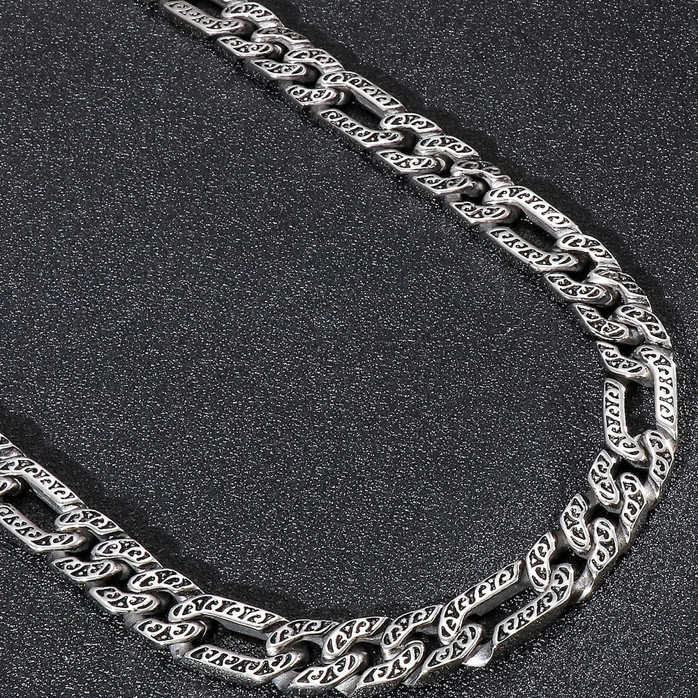 10MM Wide 316L Stainless Steel Chain Necklace For Man Male Chokers Length Adjustable Fashion Men's Viking Jewellery