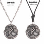 24 Viking Runes Amulet Pendant Set — Stainless Steel