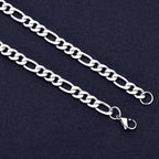 Figaro Chain Necklace 8mm — Stainless Steel