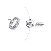 Cuban Stainless Steel Ring