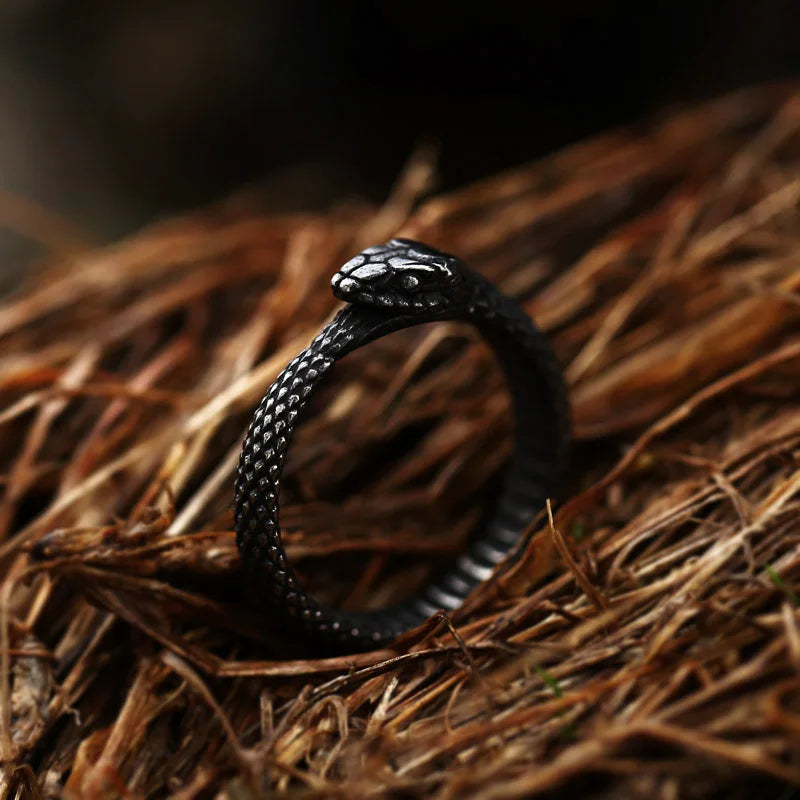 Beier 316L Stainless steel Animal Unique Cools snake men and women ring fashion high quality gift BR8-703
