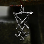 Satan Pentagram Demon Pendant — Stainless Steel