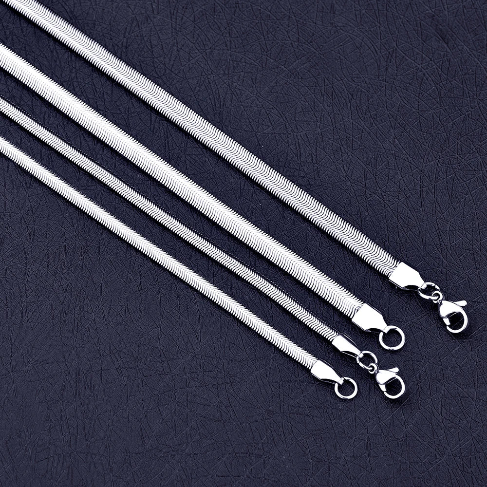 Snake Chain Necklace — 316L Stainless Steel