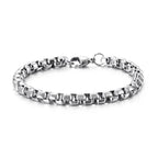 Minimalist 3/4/5/6/7mm Cuba Chain Bracelet Homme 100% Stainless Steel Braslet Punk Link Braclet Gift For Him Pulseiras
