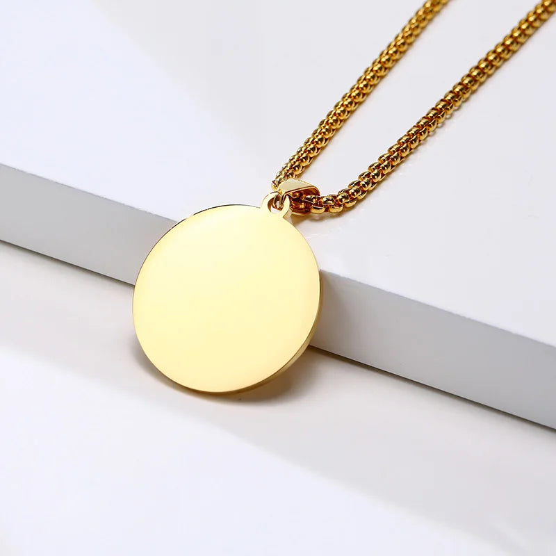 St. Michael Badge Medal Pendant — SS