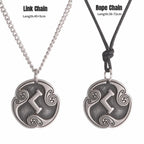 24 Viking Runes Amulet Pendant Set — Stainless Steel