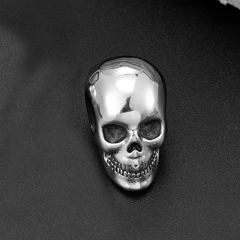 Gothic Skull Stainless Steel Pendant Necklace