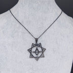 Silver Statement Pendant Necklace — Stainless Steel
