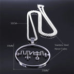 Dagon Sigil Pendant Necklace — Silver
