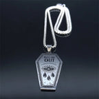 Silver Chain Dark Punk Dig Out Coffin Eyes Tears