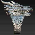 Milangirl Vintage Punk Gothic Ring Dragon Ring Men's Fashion Dragon Man Ring Jewelry