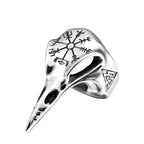 BEIER Stainless steel Thor Hammer Viking Amulet Viking Raven Ring Scandinavian Jewelry man Ring BR8-296