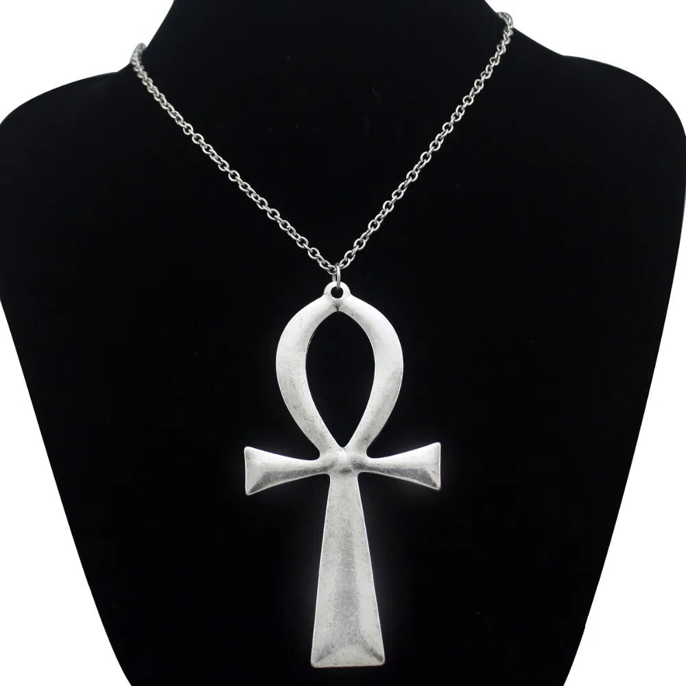 Big Egyptian Ankh Cross Pendant — Stainless Steel