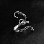 Octopus Tentacle Wrap Finger Ring — Adjustable