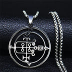 Demon Silver Pendant Seal Men/women Satan Gaap