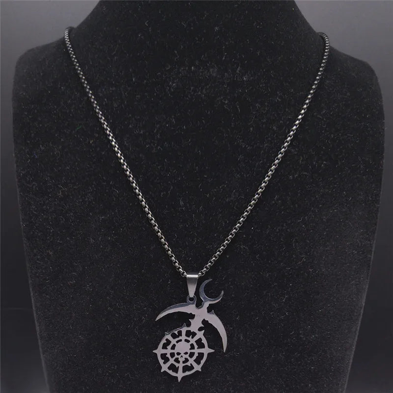 Steel Chain Slaanesh Penda Army Cosplay Dark Eldarpin