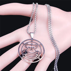 Sigil de Lucifer Agares Necklace — Stainless