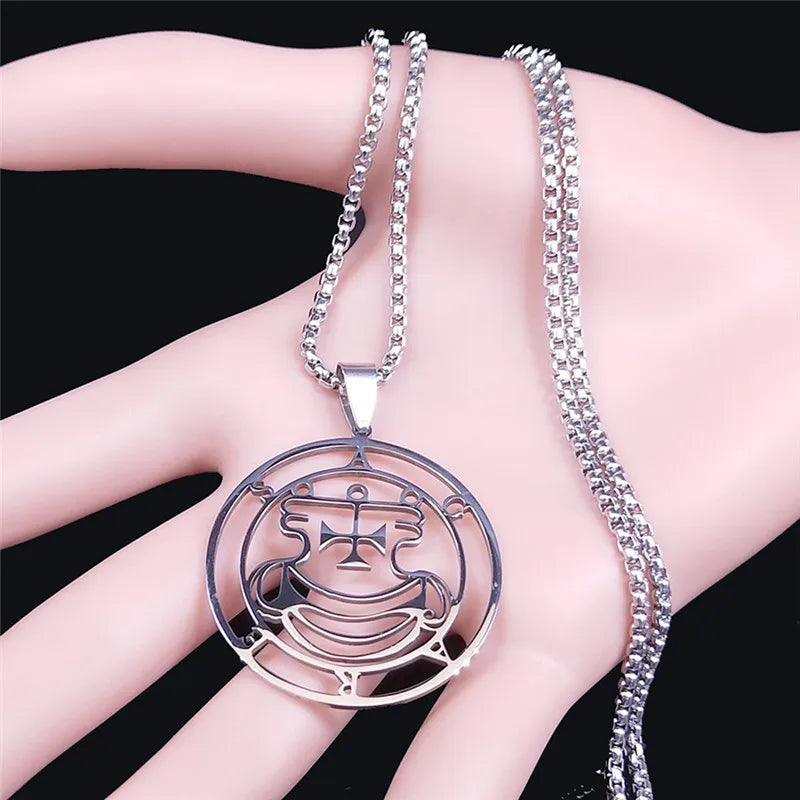 Sigil de Lucifer Agares Necklace — Stainless