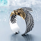 BEIER Stainless steel Thor Hammer Viking Amulet Viking Raven Ring Scandinavian Jewelry man Ring BR8-296