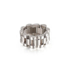 10mm Stainless Steel Ring Speedometer Wedding Party Fashion Rings Bike Chain Link Men Women Finger Rings Jewelry Gift