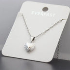 Tiny Heart Locket Pendant Necklace