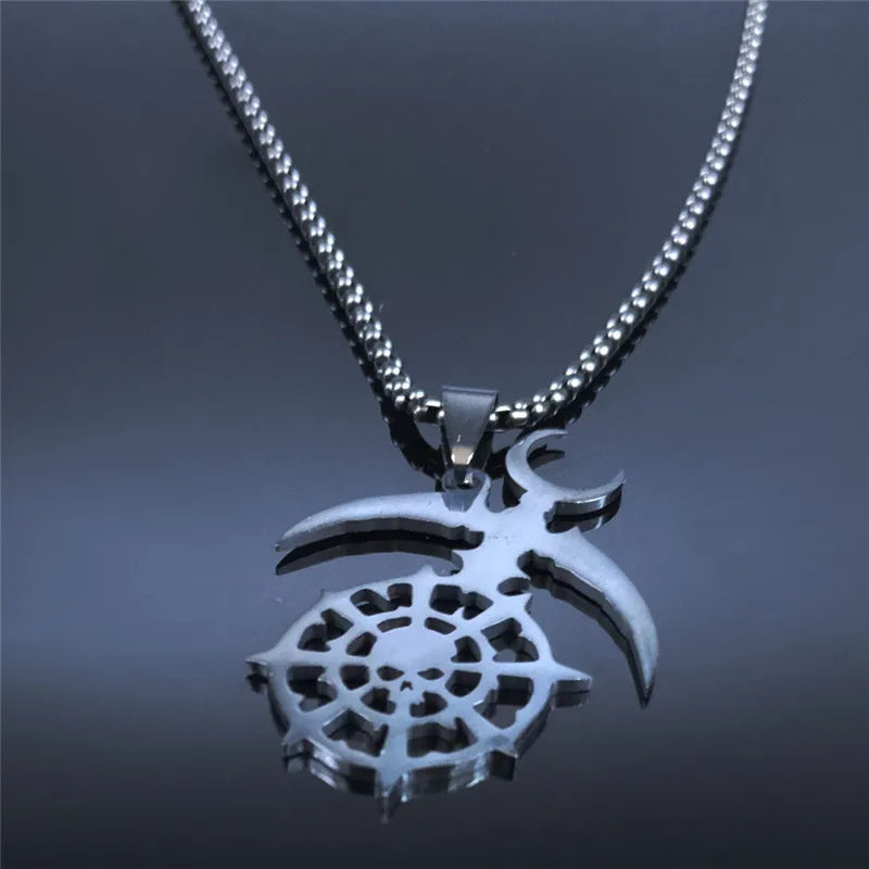 Steel Chain Slaanesh Penda Army Cosplay Dark Eldarpin